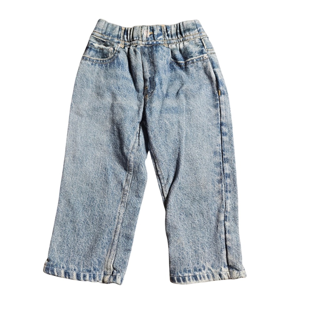 Rag & Bone Kids Elastic Waist Denim Jeans Toddler 2Y Medium Wash Streetwear